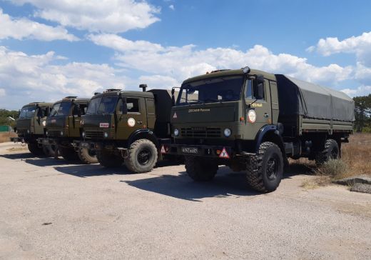 Будущие военные водители успешно сдали внутренний экзамен