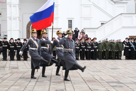 Собрались в Москве воспитанники кадетских корпусов и школ…