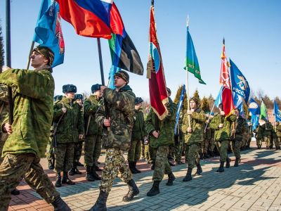 Марш-бросок посвятили памяти героев-десантников